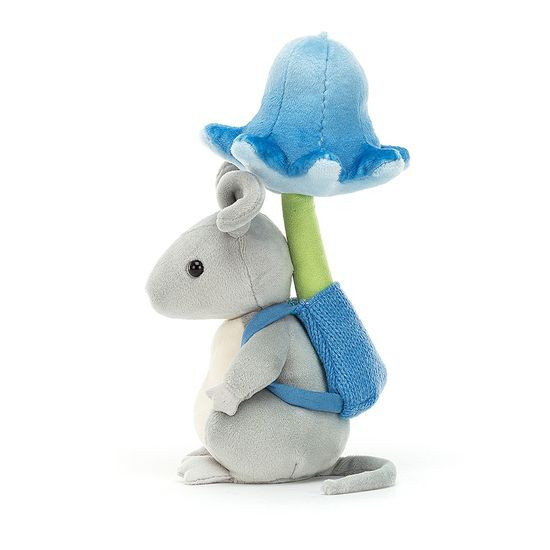 JellyCat – Myszka z Plecakiem i Parasolką 22 cm