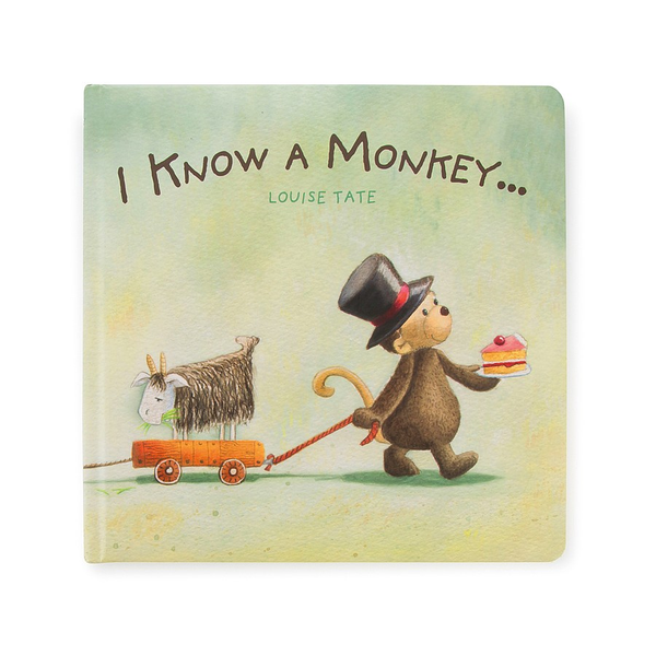 Jellycat „I Know a Monkey” Książeczka dla Dzieci