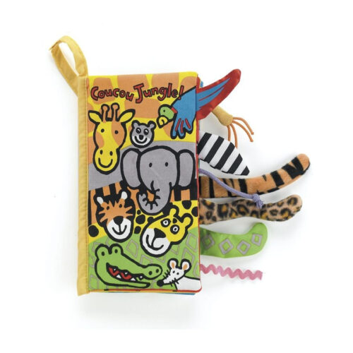 Jellycat „Coucou Jungle” Książeczka Sensoryczna dla Dzieci