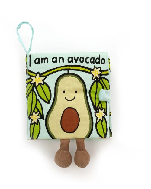 „Avocado Fabric” Książeczka Sensoryczna dla Dzieci – JELLYCAT LIMITED