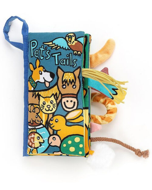 JellyCat – „Pet Tails” Książeczka Sensoryczna dla Dzieci