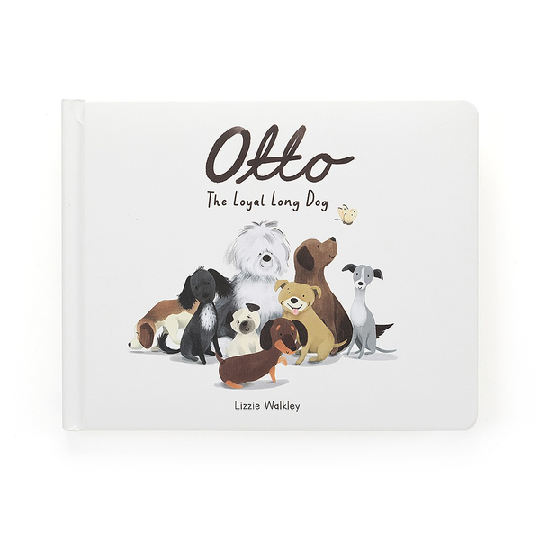 JellyCat – „Otto the Loyal Long Dog” Książeczka dla Dzieci
