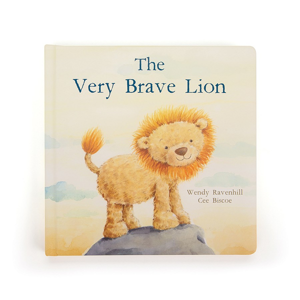 JellyCat – „The Very Brave Lion” Książeczka dla Dzieci
