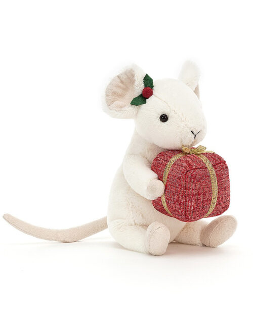 JellyCat – Wesoła Myszka z Prezentem 18 cm