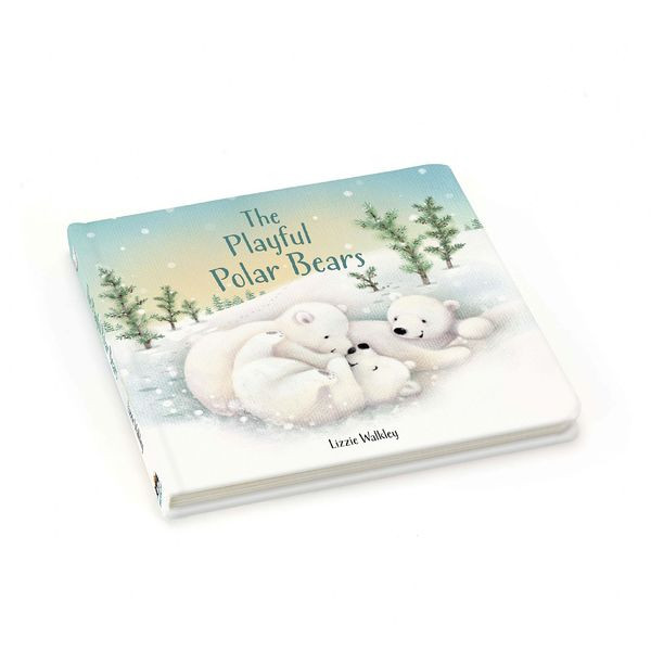 Jellycat „The Playful Polar Bears Book” Książeczka dla Dzieci