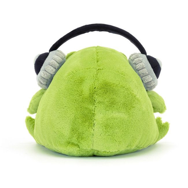 JellyCat – Deszczowa Żaba Ricky ze Słuchawkami 15 cm