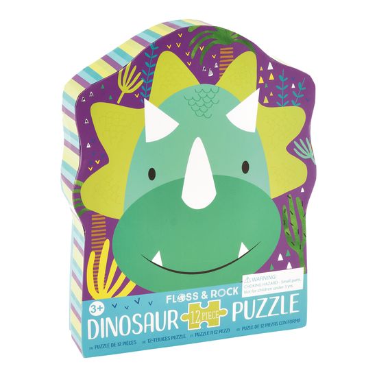 Floss & Rock – Dinozaury Puzzle 12 elementów